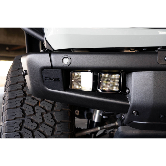 DV8 Offroad 2021-2026 Ford Bronco Factory Bumper Pocket Light Mount Model LBBR-05