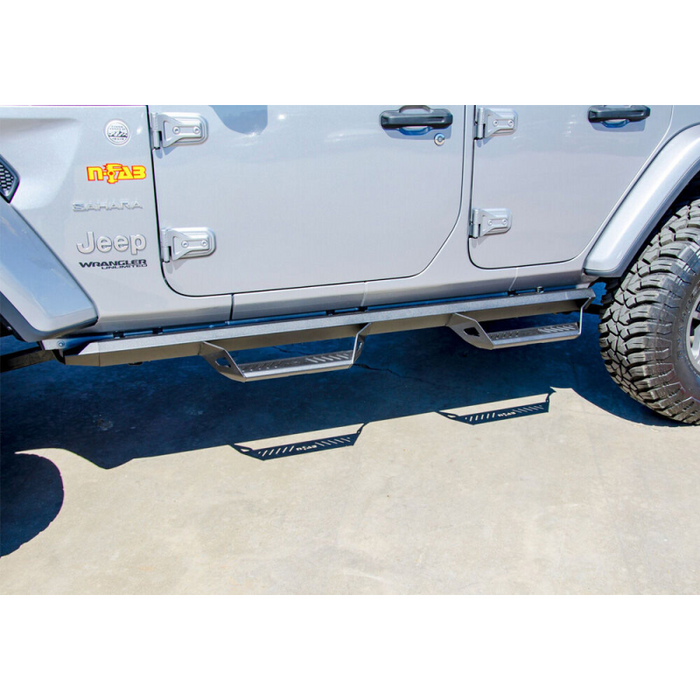 N-Fab Predator Pro Side Steps Textured Black Aluminum Model PRJ1863-TX
