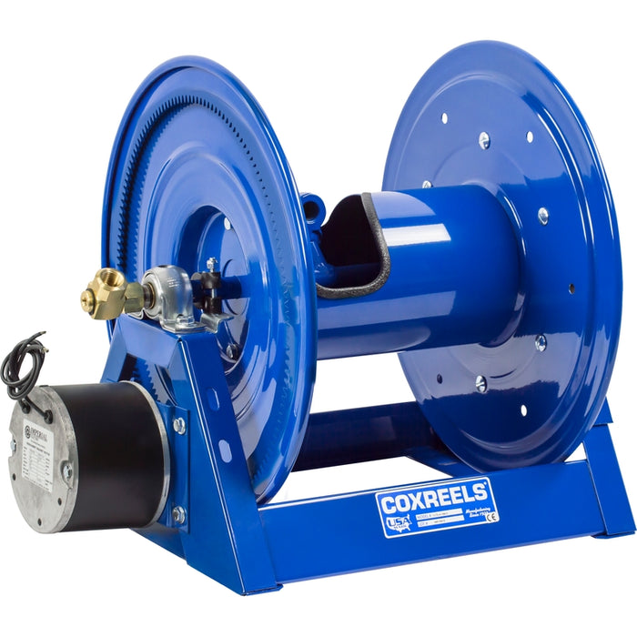 Coxreels 1275 Series 12V DC 1/3 HP Motorized Dual Hose Reel 1 in. x 50 ft. - No Hose 3000 PSI Model 1275-6-50-E