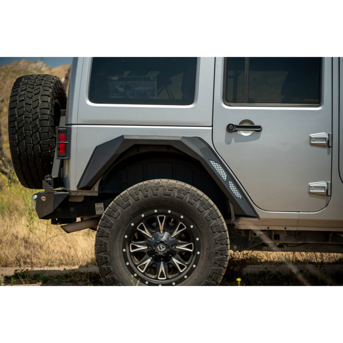 DV8 Offroad 2007-2018 Jeep Wrangler Front and Rear Fender Flares Model FDJK-09
