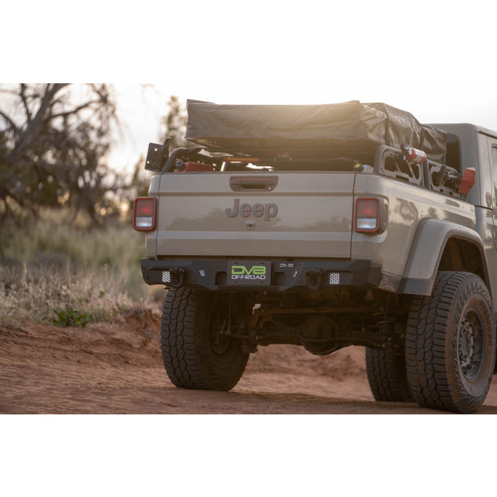 DV8 Offroad 2020-2025 Jeep Gladiator JT Mto Series Rear Bumper Model RBGL-12