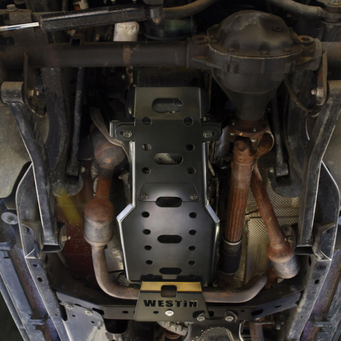 Westin Transmission Pan Skid Plate Textured Black Model 42-21125