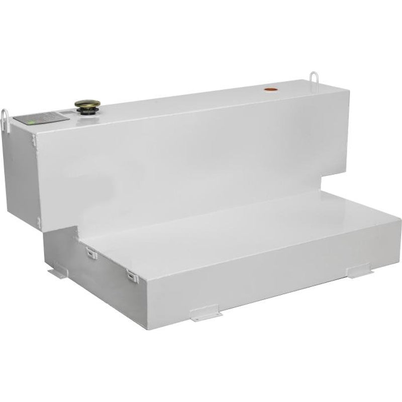 Delta / JOBOX 100 Gallon White L-Shaped Fuel-N-Tool™ Ready Steel Liqui ...