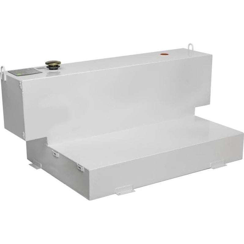 Delta / JOBOX 100 Gallon White L-Shaped Fuel-N-Tool™ Ready Steel Liqui ...