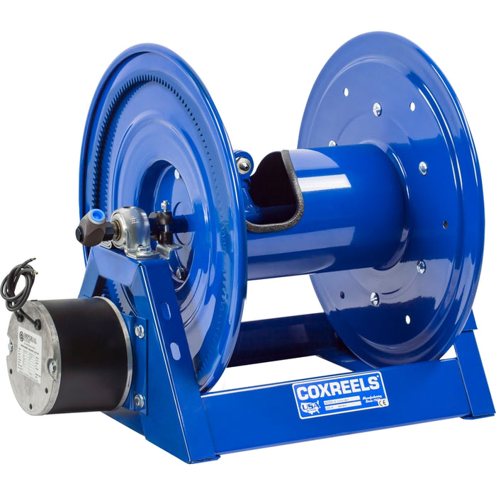 Coxreels 1275HP Series Dual Hydraulic Air Motorized Hose Reel 1/4 in. x 200 ft. - 10000 PSI No Hose Model 1275HPL-B-12-A