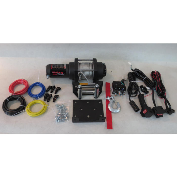 TrailFX ATV/UTV 4500LB Winch w/ Steel Cable Model W45B