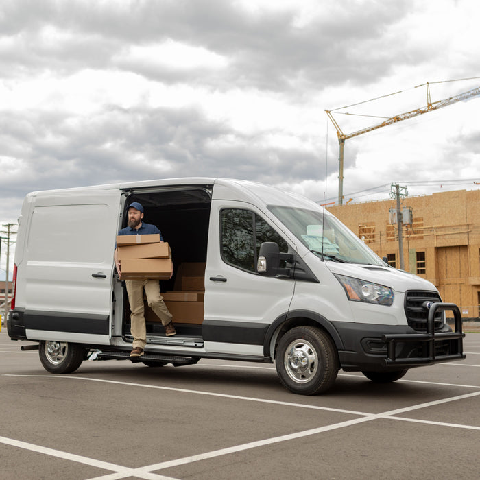 Luverne Grip Step XL 9-1/2" x 54" Steel Passenger Board Fleet Kit Select Ram ProMaster Model 495154-401802-0