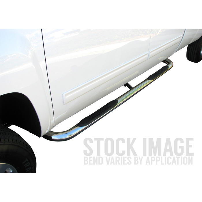Steelcraft 3in. Round Stainless Steel Step Nerf Bars Model 202127