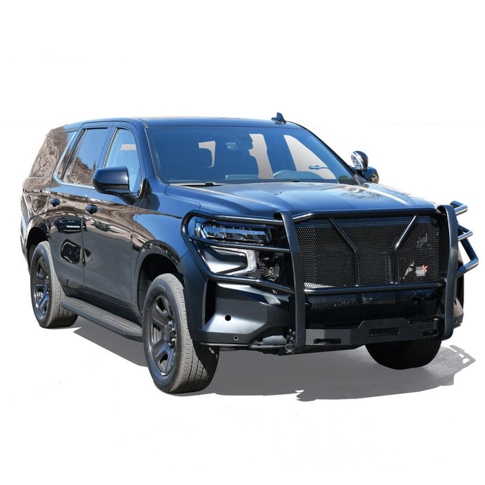 Westin HDX 1-Piece Winch Mount Grille Guard Black Steel Model 57-94045