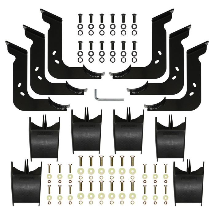 Westin PRO TRAXX 4 Oval Step Nerf Bars Black Model 21-24235