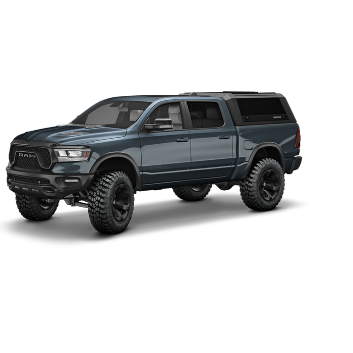 SmartCap Matte Black Truck Bed Cap EVO Sport Series w/ Vertical Locks Model EV1005-MB