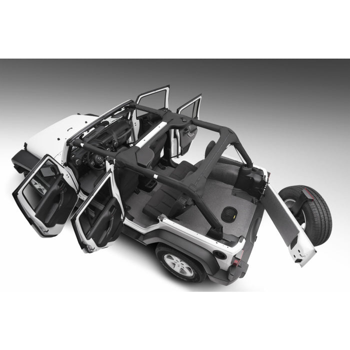 Husky Liners Jeep Bedtred 4Dr Front 4Pc Floor Kit (Inc Heat Shields) Model HBTJK07F4