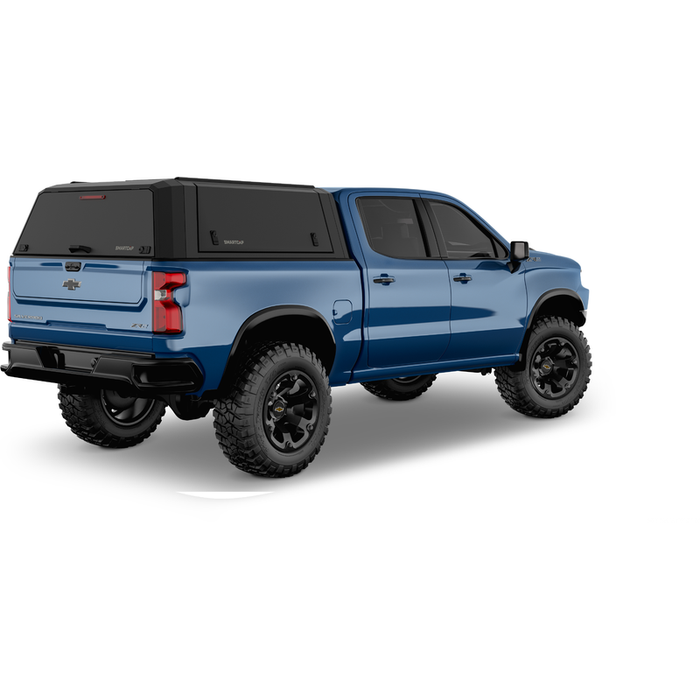 SmartCap Matte Black Truck Bed Cap EVOd Defender Series w/ Vertical Locks Model ED0108-MB