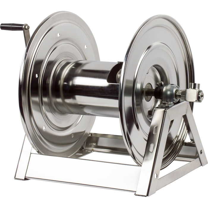 Coxreels 1125-SS Series Stainless Steel Hand Crank Hose Reel 3/4 in. x 200 ft. - No Hose 3000 PSI Model 1125-5-200-SS