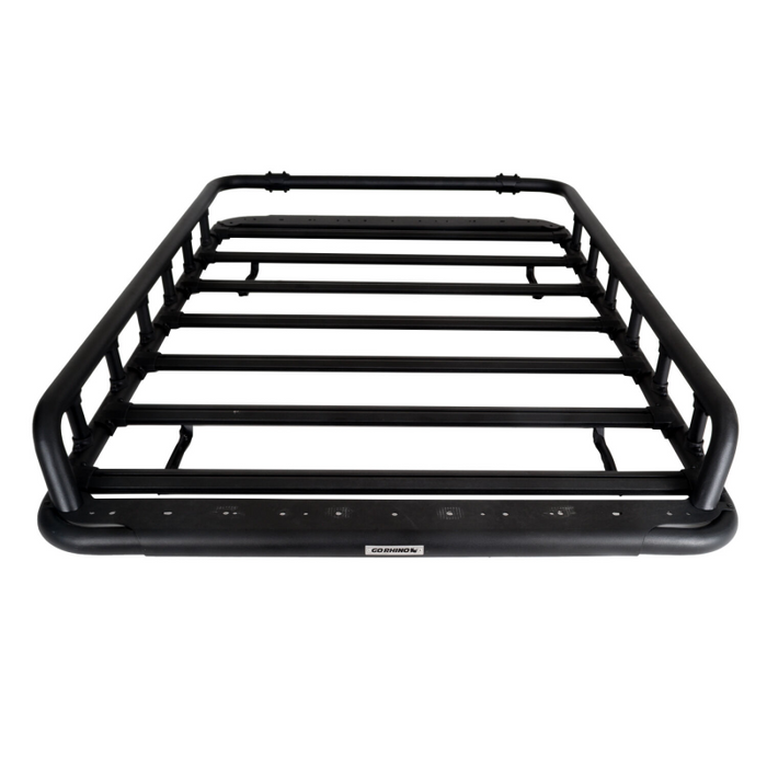 Go Rhino SRM500 75" Long x 52" Wide Flat Platform Roof Rack with Tri Rail Kit Model 5935372T