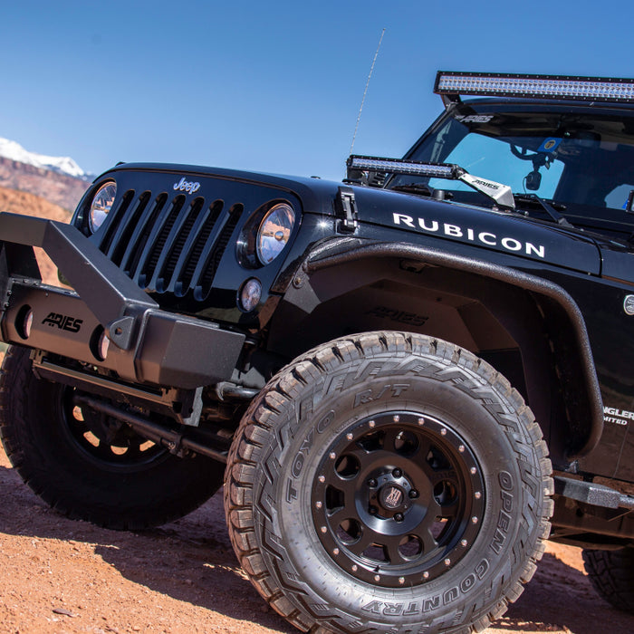 ARIES Jeep Wrangler JK Aluminum Front Inner Fender Liners Model 1500350