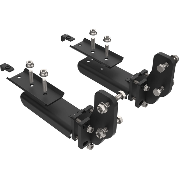 Ex-Guard Kit Extreme-Duty Full-Height Coverage Black Grille Guard Kit w/ Mounting Bracket and Tow Hooks Model HX-50BG3-FD1521-MB-21HX-FD15-TH