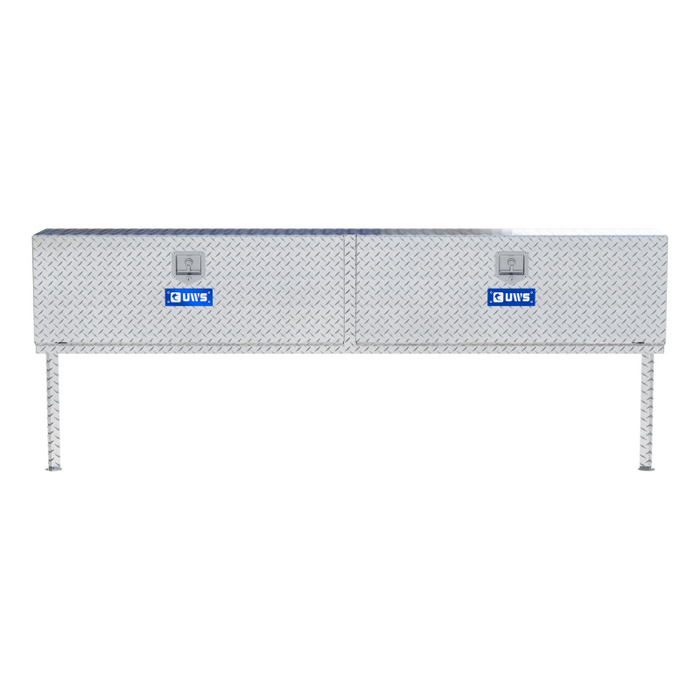 UWS Bright Aluminum 90" Double-Door Topside Truck Tool Box Model TBTS-90