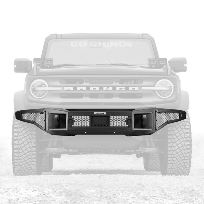 Go Rhino Rockline Winch-Ready Front Full Width Bumper For Ford Bronco Model 331400T