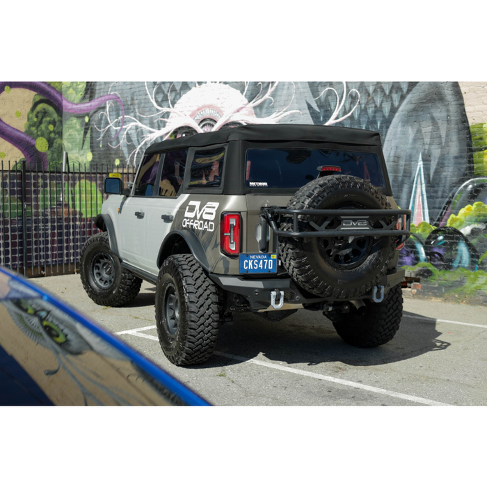 DV8 Offroad 2021-2026 Ford Bronco Spec Series Rear Bumper Model RBBR-05