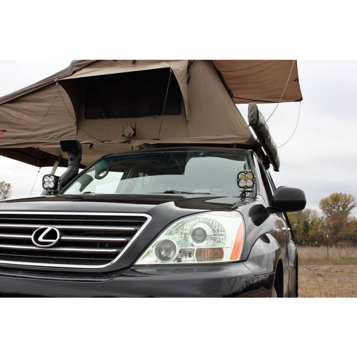 Rago Fabrication 2002-2009 1st Generation Lexus GX470 Ditch Light Mounts Model R0209LGXDIT