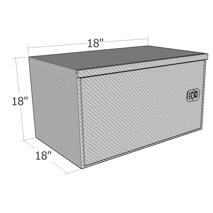 Brute 18" X 18" X 18"L HD Under Body -  Diamond, Swing Door Model HBD1818