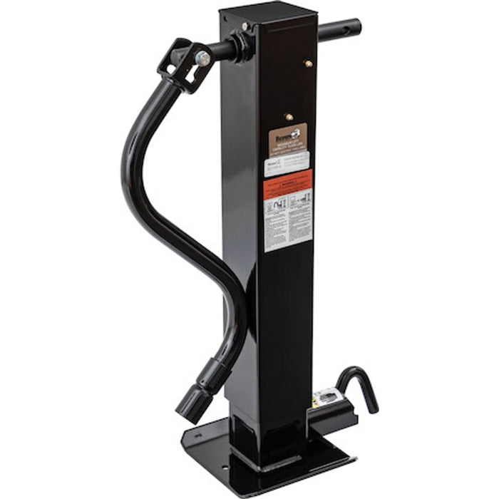 Buyers Products 12 Inch Heavy-Duty Side Pin 4 Inch Square Jack with Handle, Packaged Model 5391410HPKGD