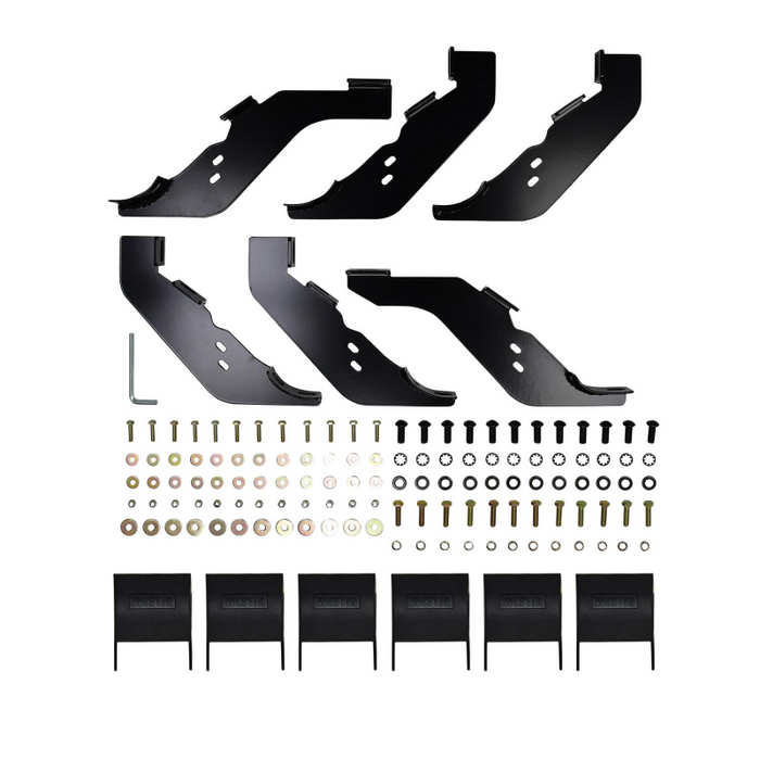 Westin PRO TRAXX 4 Oval Step Nerf Bars Black For Super Crew Cab Model 21-24155