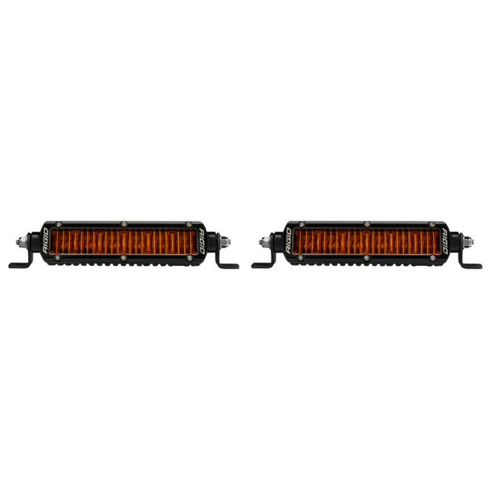 Rigid Industries SR-Series SAE 6 Inch with Amber PRO Lens - Pair Model 906705