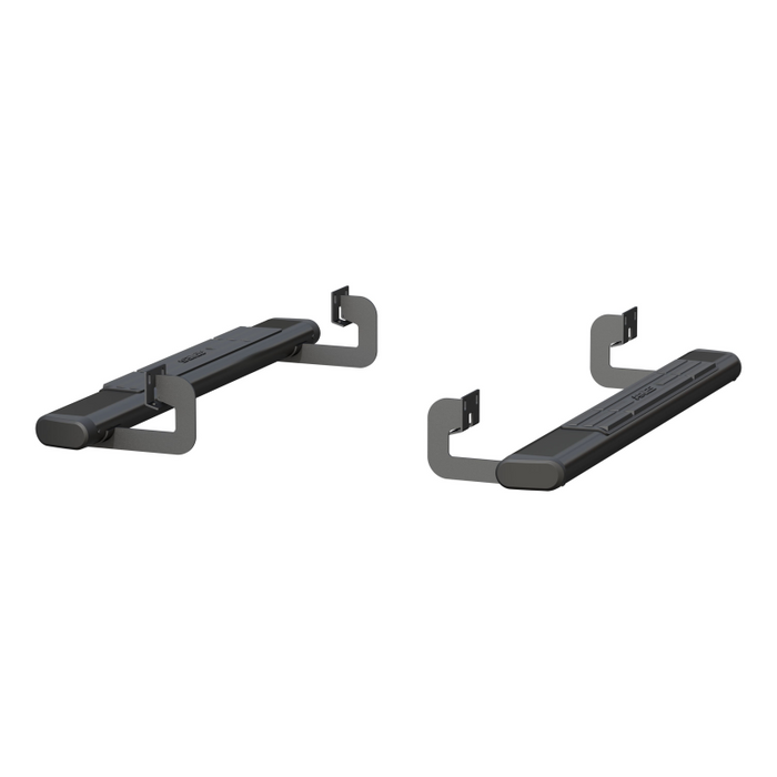 ARIES 6" x 53" Black Aluminum Oval Step Nerf Bars Model 4445017