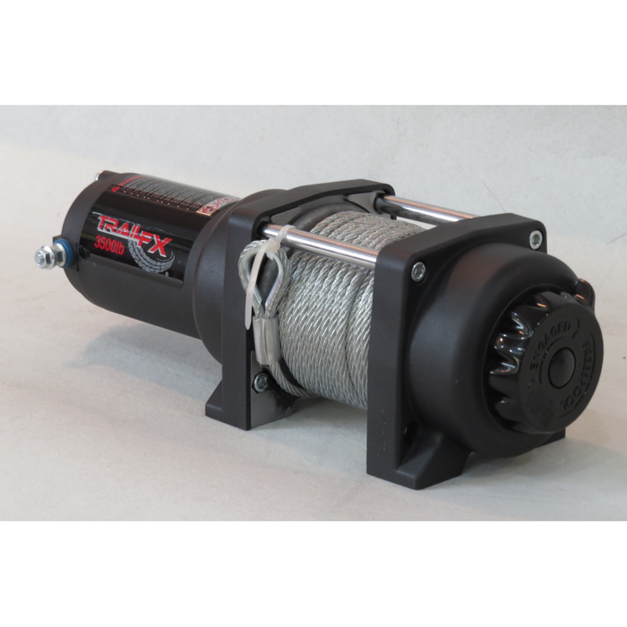 TrailFX ATV/UTV 3500LB Winch w/ Steel Cable Model W35B