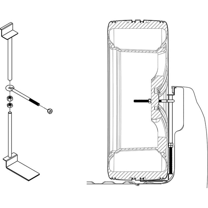 Titan Fuel Tanks Includes Brackets Foot And Hardware Needed For Installation Model 9901330