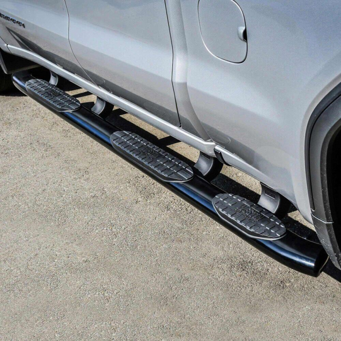 Westin PRO TRAXX 5 Oval Wheel to Wheel Step Nerf Bars Black Steel Model 21-534715