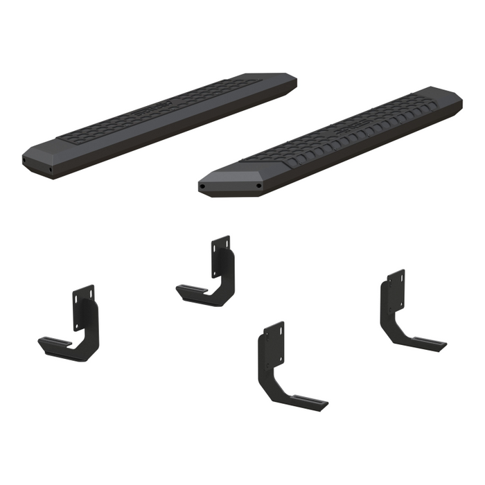 ARIES AdvantEDGE 5-1/2" x 53" Black Aluminum Running Boards Model 2556013