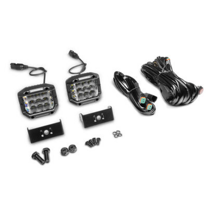 Go Rhino Bright Series SIDELINE 4x3 LED Flood Lights Model 750300323FCS