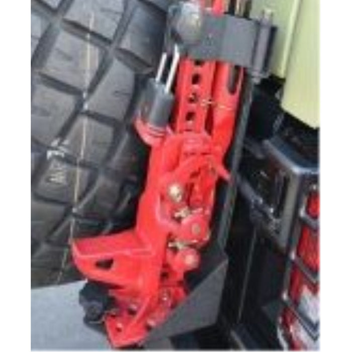 TrailFX Hi-Lift Jack Mounts To Tailgate Black Steel Model J042T