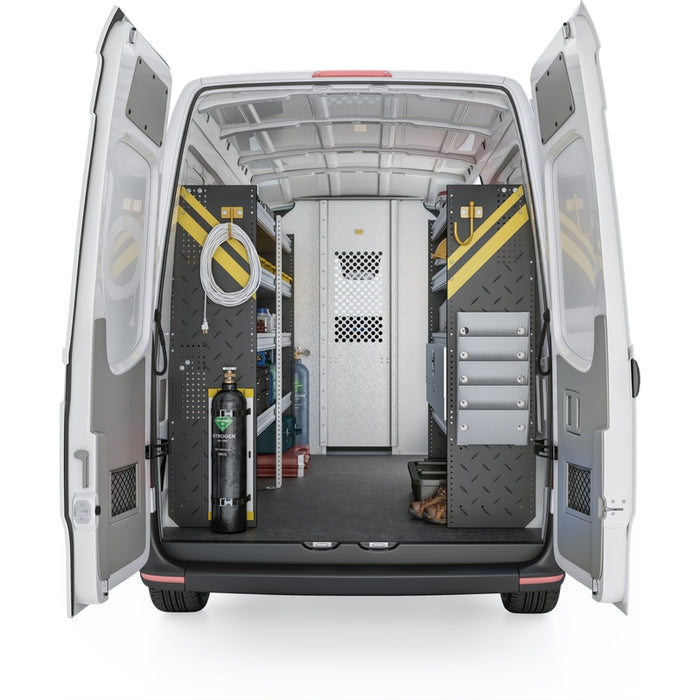 Ranger Design HVAC Van Shelving Package for Mercedes Sprinter High Roof 144" Wheelbase Model DHS-12