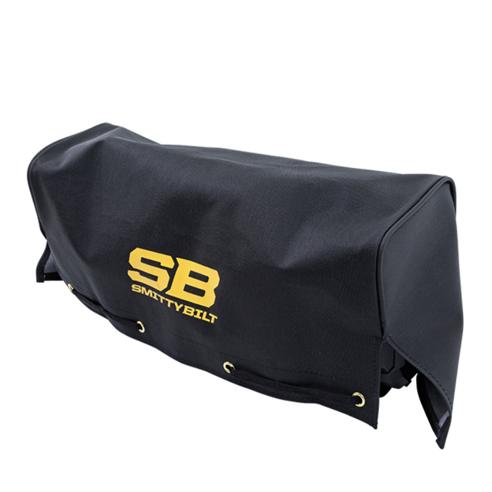 Smittybilt Winch Cover – SB Logo New – Black Model 97281-97