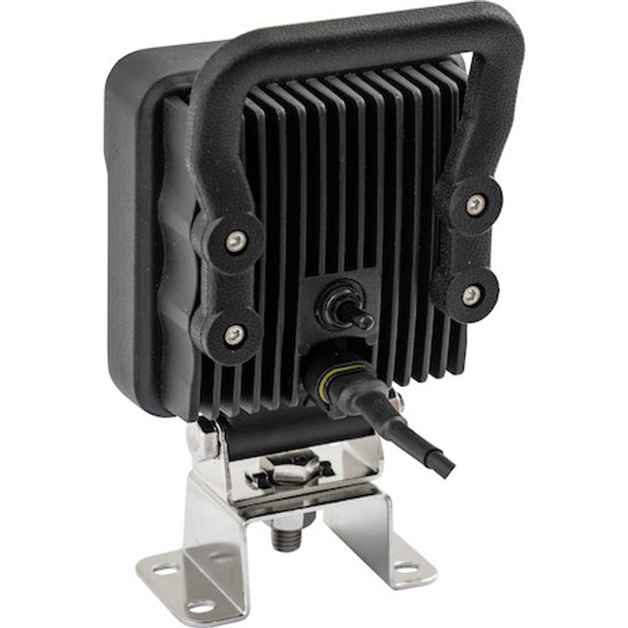 Buyers Products 4.25 Inch Square LED Flood Light w/ Handle and Switch Model 1492249