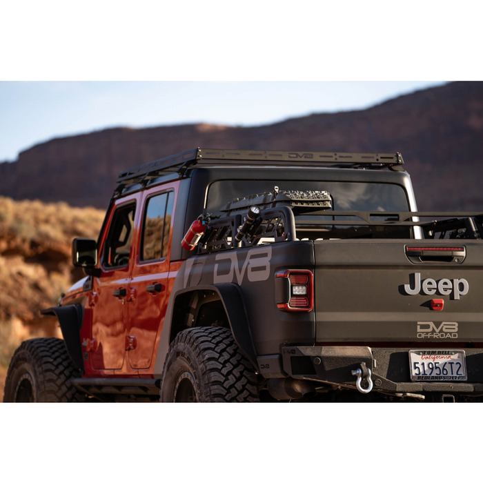 DV8 Offroad 2018-2026 Jeep Gladiator JT ,Wrangler JL 2-Doors Roof Rack Model RRJL-02