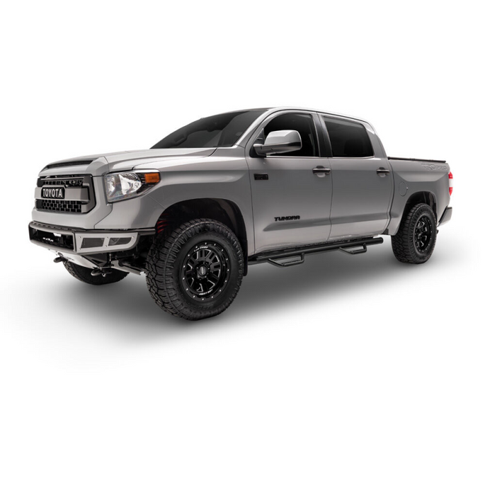 N-Fab Wheel To Wheel Side Steps Gloss Black Steel Model H0365