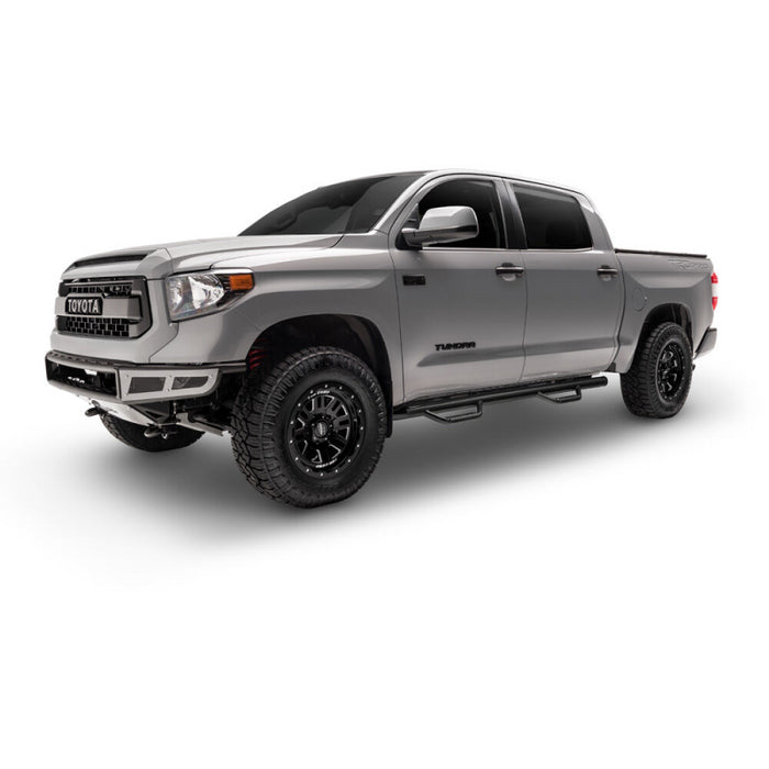 N-Fab Wheel To Wheel Side Steps Gloss Black Steel Model T9673XC