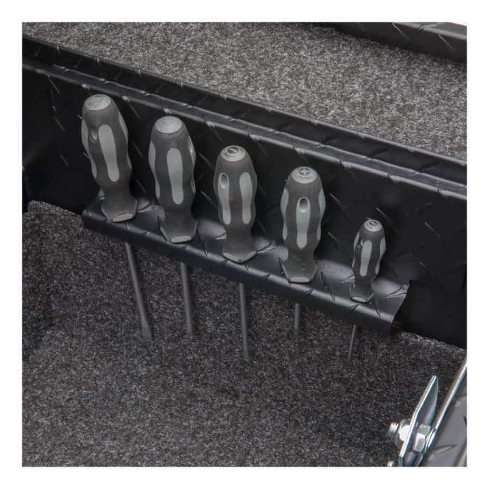 UWS Secure Lock Angled Tool  Box - Low Profile Model SL-63-A-LP-MB
