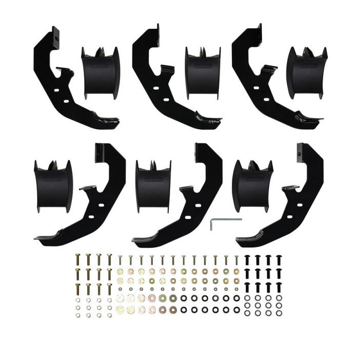 Westin PRO TRAXX 5 Oval Step Nerf Bars Black Steel Model 21-54125