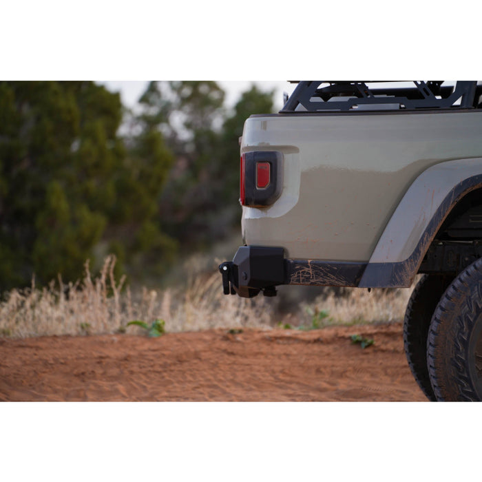 DV8 Offroad 2020-2025 Jeep Gladiator JT Mto Series Rear Bumper Model RBGL-12