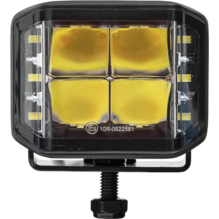 Buyers Products Ultra Bright Wide Angle 4 Inch Rectangular LED Spot-Flood Combination Light Model 1492240