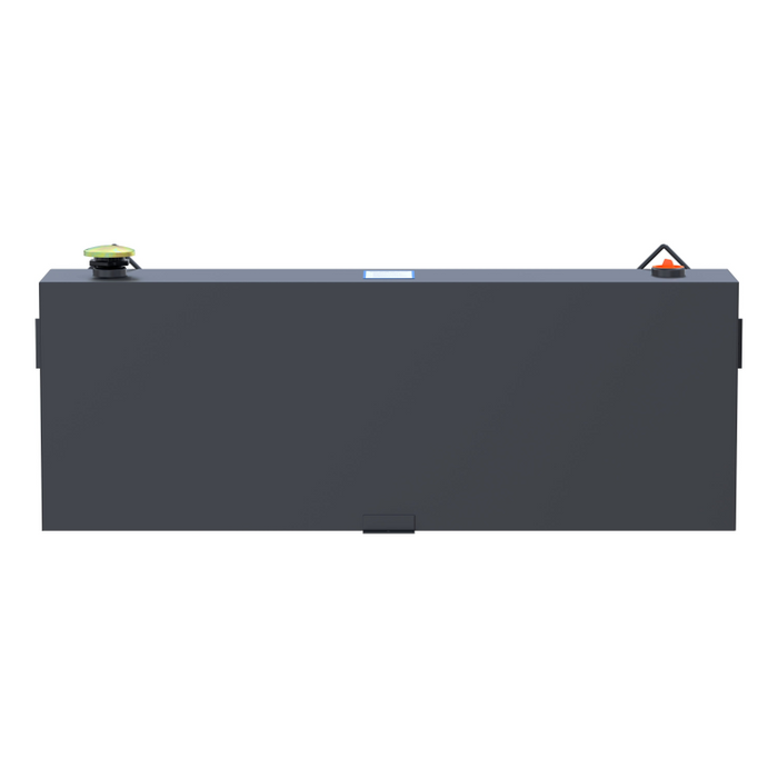 UWS Matte Black 45-Gallon Vertical Steel Transfer Tank Model ST-45-R-MB