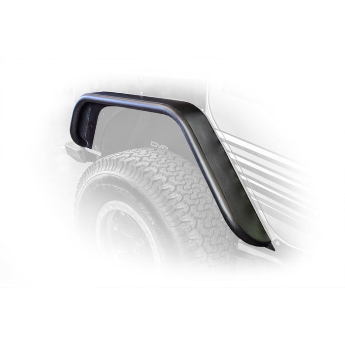 DV8 Offroad 2007-2018 Jeep Wrangler JK JKU Wide Fender Flares Front and Rear Model FENDB-02