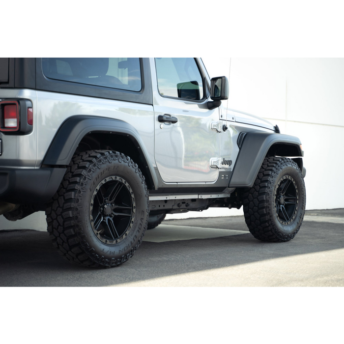 DV8 Offroad 2018-2026 Jeep Wrangler JL 2-Door Rock Skins Model SRJL-29