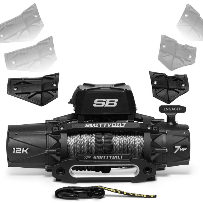 Smittybilt XRC Gen 3 12,000lb Comp Winch w/ Synthetic Rope Model 98612